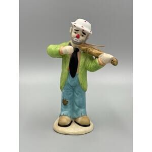 Vintage Emmett Kelly Jr. Flambro Violinist 5.5” Figure Statue
